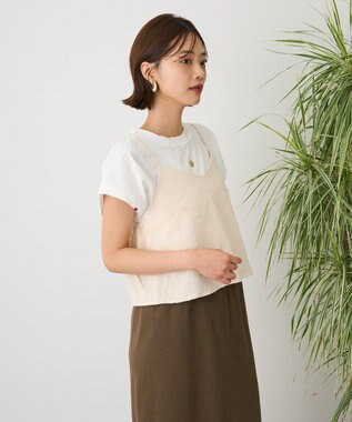 CRAFT STANDARD BOUTIQUE カットジャガードビスチェ Ivory