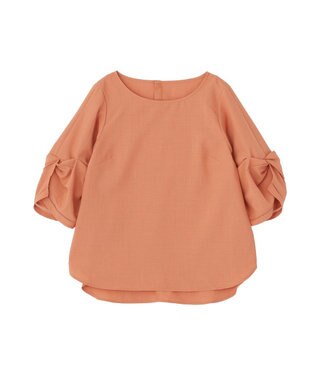 YECCA VECCA ハシゴレースタックスリーブブラウス Orange