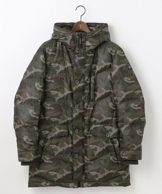 JOSEPH ABBOUD MOUNTAIN 【ECOファー/撥水/9ポケット】カモフラージュ ダウン コート カーキ系6
