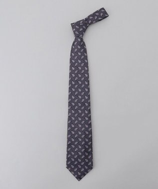 GOTAIRIKU GOTAIRIKU別注【日本製】シルク ネクタイ_ペイズリー小紋柄 グレー系8