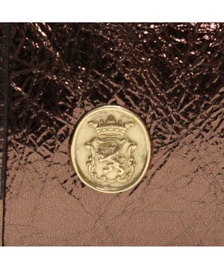 A.D.M.J. 【牛革】クラックメタル/イタリアンレザー前金具付トートM ブロンズ