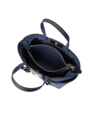 LANVIN en Bleu LANVIN en Bleu ランバンオンブルー ジュール トートバッグ ポーチ付 M ネイビー
