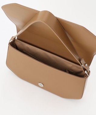 ICB 2WAYクラッチバッグ キャメル系