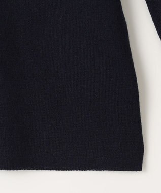 ANY SIS 【洗える】フレアディテール ニット ネイビー