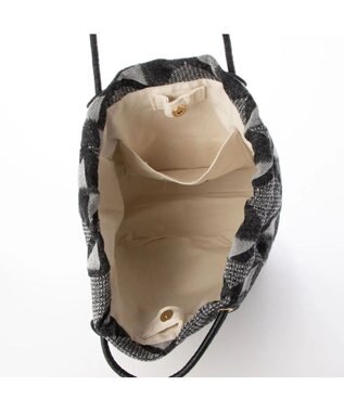 UNBILLION cachecache 加工デニムトートバッグ ブラック