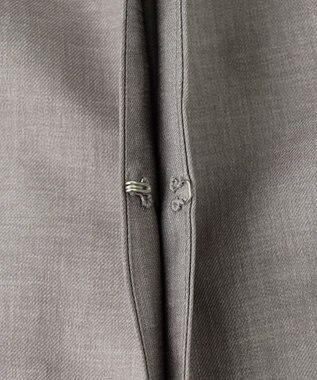 J.PRESS LADIES 【セットアップ対応・洗える・UVケア・速乾】 OXIJEWELストレッチ ノーカラー ジャケット ライトグレー系