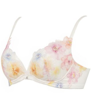 WACOAL 【夏めくブラ】 ブラジャー メッシュ素材(カップ) 吸汗速乾(肌側カップサイド・パッド受け・ワイヤーループ) 背中すっきり レディース BRB465 /ワコール ロマンピンク