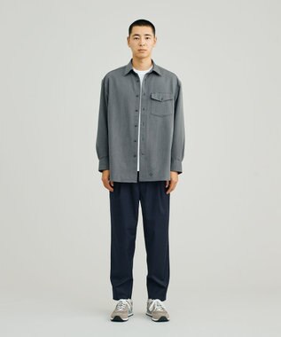 J.PRESS YORK STREET 【UNISEX】2WAY 羽織シャツ グレー系
