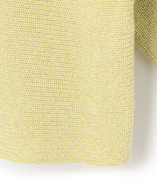 23区 【Oggi3月号掲載/洗える】コットンギマ クロップド ドルマン ニット イエロー