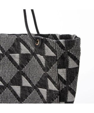 UNBILLION cachecache 加工デニムトートバッグ ブラック