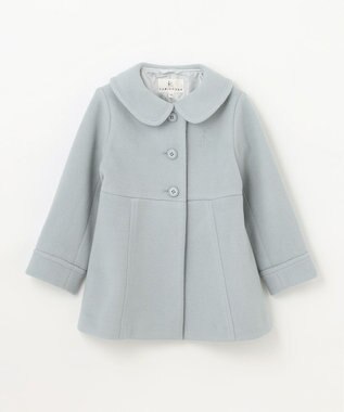 組曲 KIDS 【110-140㎝】フェイクウール コート ライトグレー系