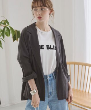 WEGO 【ANGIE VINTAGE】シアージャケット ダークグレー