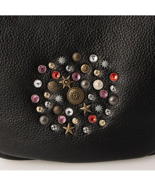 UNBILLION ペルケ perche / マルチスタッズワンショルダー ブラック