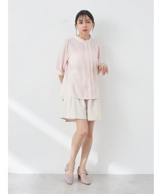 earth music&ecology フリルキュロットパンツ Ivory