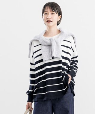 ONWARD Reuse Park 【23区】ニット春夏 ネイビー