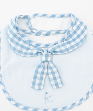 組曲 KIDS ギンガム スタイ ブルー系3