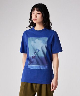Paul Smith Paul Smith Loves Barbour Scoop Tシャツ ブルー