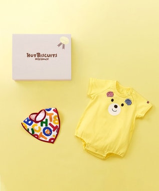 MIKI HOUSE HOT BISCUITS ボディシャツ＆スタイギフトセット【BOX付き】