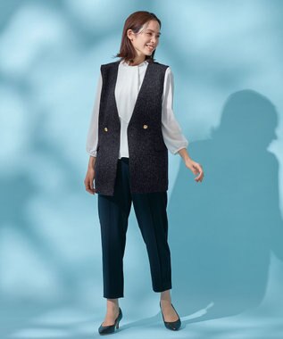 ANY ツィードライクブッチャージレ ネイビー系