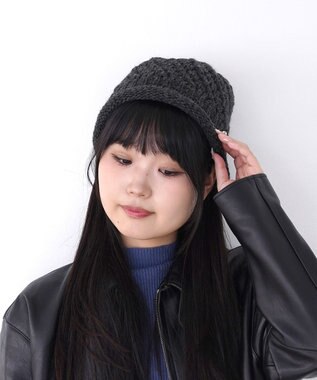 石田製帽 【防寒対策・日本製】ウールロールアップ ニット帽