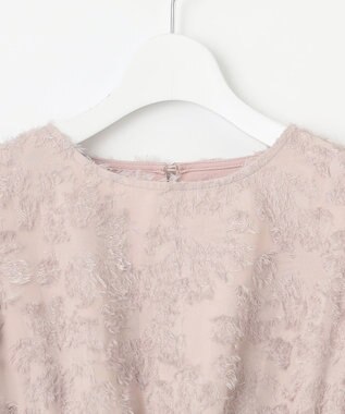 Feroux 【尾﨑真衣さんコラボ商品】コルセットデザイン 綺麗シルエットワンピース ピンクベージュ系