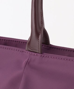 J.PRESS LADIES 【WEB限定カラーあり・A4サイズ収納可】 ナイロン トート バッグ パープル系