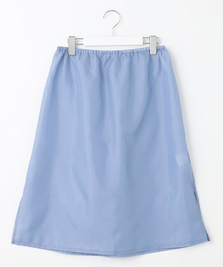 Feroux フラワープリントドロスト ワンピース ライトブルー