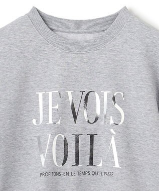 UNFILO 【吸水速乾/UVケア】ハーフスリーブ ロゴSWEAT グレー