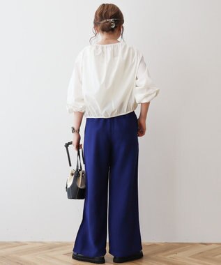 AMERICAN HOLIC 【接触冷感】ベイカーリラックスパンツ Deep Blue