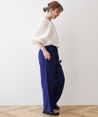 AMERICAN HOLIC 【接触冷感】ベイカーリラックスパンツ Deep Blue