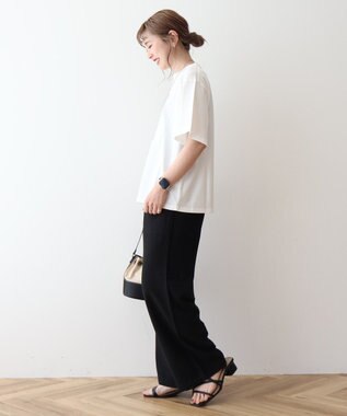 AMERICAN HOLIC 【接触冷感】ベイカーリラックスパンツ Black