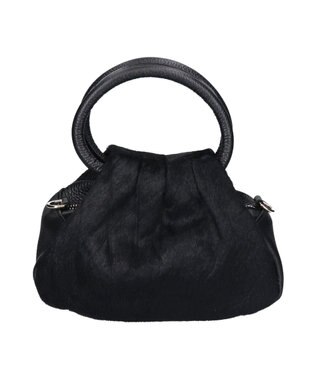 INTER-CHAUSSURES 【ANDREA CARDONE】異素材コンビハンドバッグ