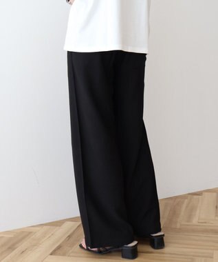 AMERICAN HOLIC 【接触冷感】ベイカーリラックスパンツ Black