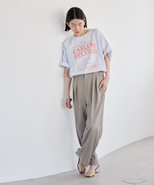 AMERICAN HOLIC レコードグラフィックＴシャツ Gray Mixture