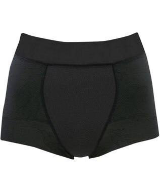 WACOAL ガードル ショート丈 高くヒップアップ 下腹部もすっきり ラクな着用感 レディース メッシュタイプ GRC326 /ワコール ブラック