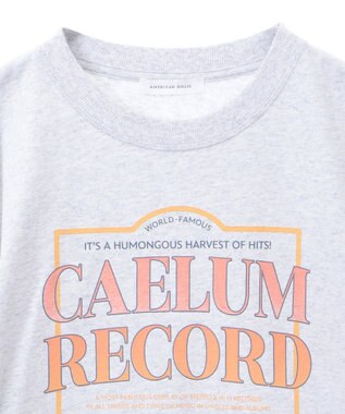 AMERICAN HOLIC レコードグラフィックＴシャツ Gray Mixture