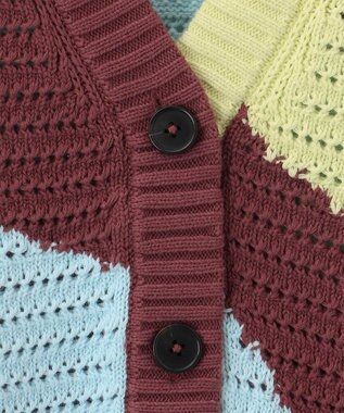 Paul Smith 【洗える】インターシャ ライン カーディガン マルチ