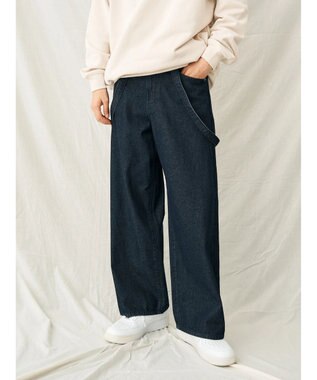 CRAFT STANDARD BOUTIQUE 【２ｗａｙ】デニムサロペットパンツ Dark Indigo