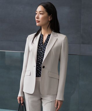 ICB L レーヨンライクトロ テーラードジャケット