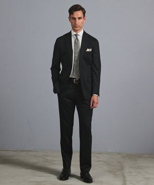 GOTAIRIKU NEW【日本製】新定番 シルク100％ チーフ_カラートリム ライトグレー系