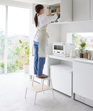 tower 踏み台 タワー 2段 ホワイト ホワイト