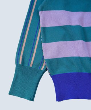 COQ GEO BORDER プルオーバーニット グリーン