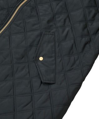 earth music&ecology キルティングバルーンコート Black