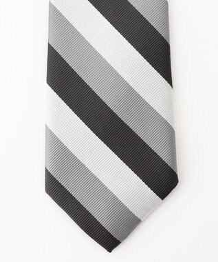 J.PRESS MEN オーセンティック / レジメンタル ネクタイ ライトグレー系2