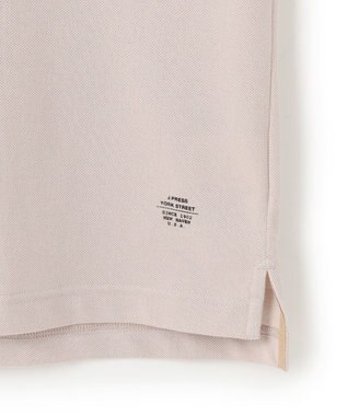 J.PRESS YORK STREET 【UNISEX】ブルドックワンポイント ポロシャツ ライトグレー系