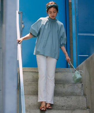 23区 CORSOROMA カットワーク サンダル キャメル系