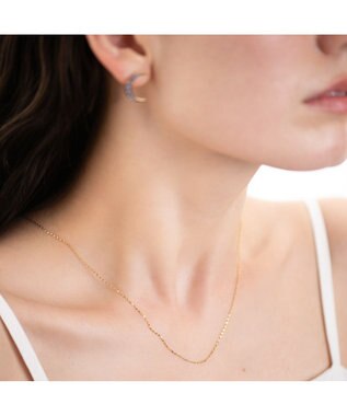 blancotokyo 【金属アレルギー対応】ペタルチェーンネックレス Resplandor ゴールド