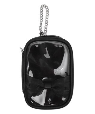 WEGO 【痛バ＆推し活グッズ】ダブルリボンサテンぬいポーチ