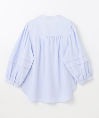 ANY 【接触冷感/UVカット/抗菌防臭/速乾】エニィファンクションタックスリーブブラウス ライトブルー