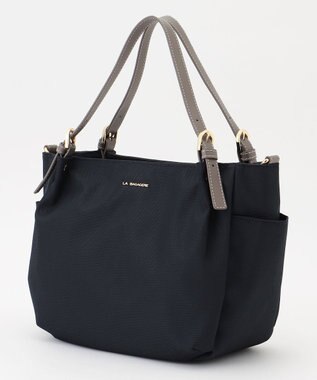 LA BAGAGERIE ポリエステルキャンバス　2WAYミニトート ネイビー